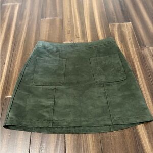 Old Navy Green A-line Mini Skirt Casual